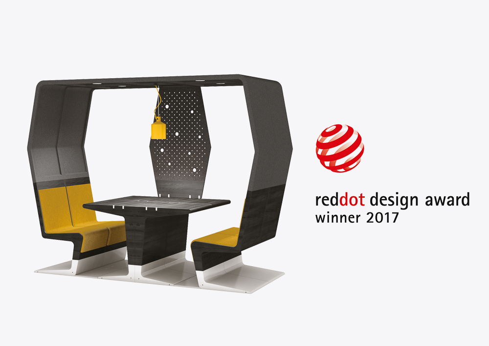 03 04 2017 Mecanoo and Gispen win Red Dot Award for HUBB